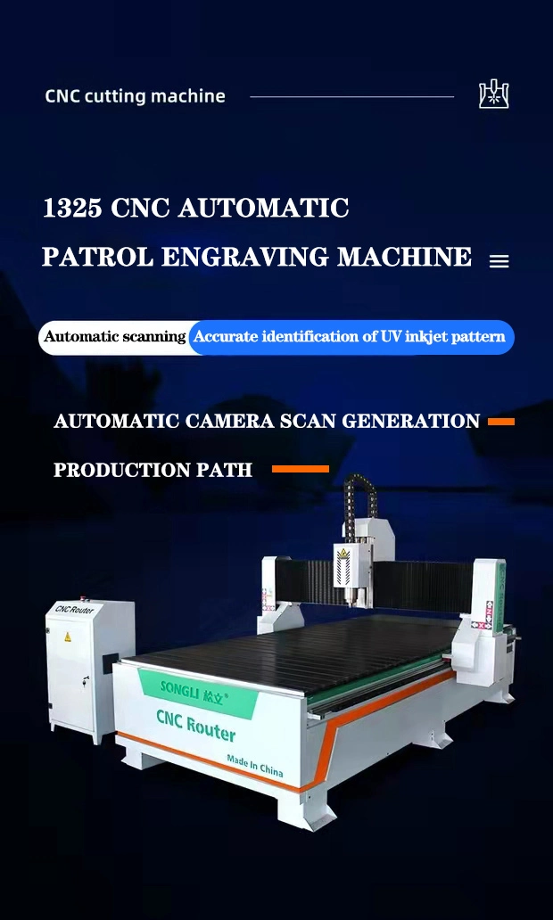 Songli 1325 Woodworking 3 Axis 4 Axis CNC Router 3D Cylindrical Carving