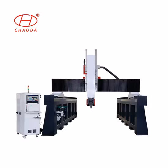  ¡Suministro de fábrica!  Gran máquina CNC de 5 ejes/fresadora de fresado CNC de 5 ejes para la fabricación de moldes de Chaoda