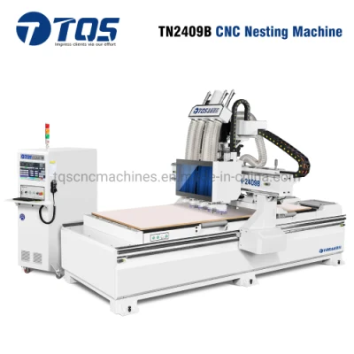 Enrutador CNC con 4 procedimientos/Máquina anidadora CNC/Máquina para trabajar la madera/Centro anidador Nc