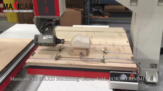 China Maxicam 5 Axis A1212 CNC Router para espuma de madera con mesa móvil